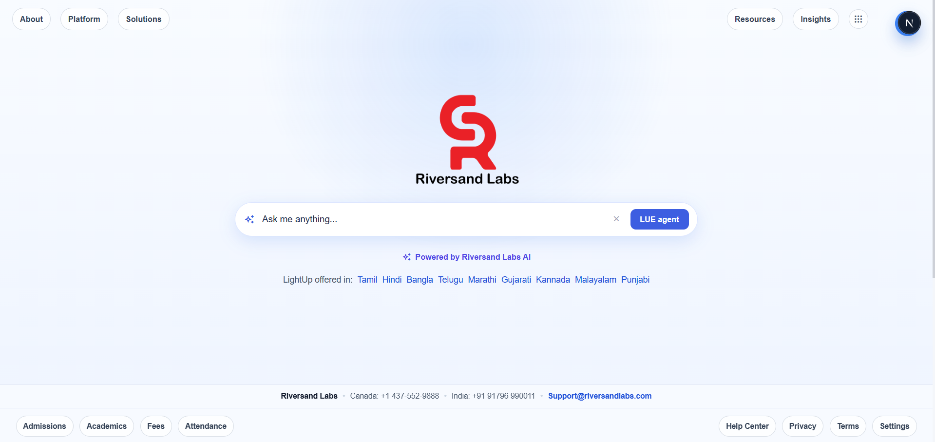 LightUp AI Search screenshot